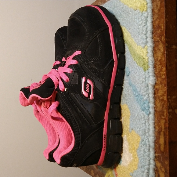 Skechers Leather 'Flex Sole Work 3' - Picture 2 of 8